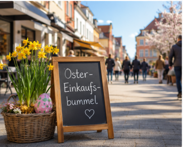 Preview: Osterei-Frühstück | Ostereinkaufsbummel | Osterei-Museum | Programm 13 | Betz-Modewerke